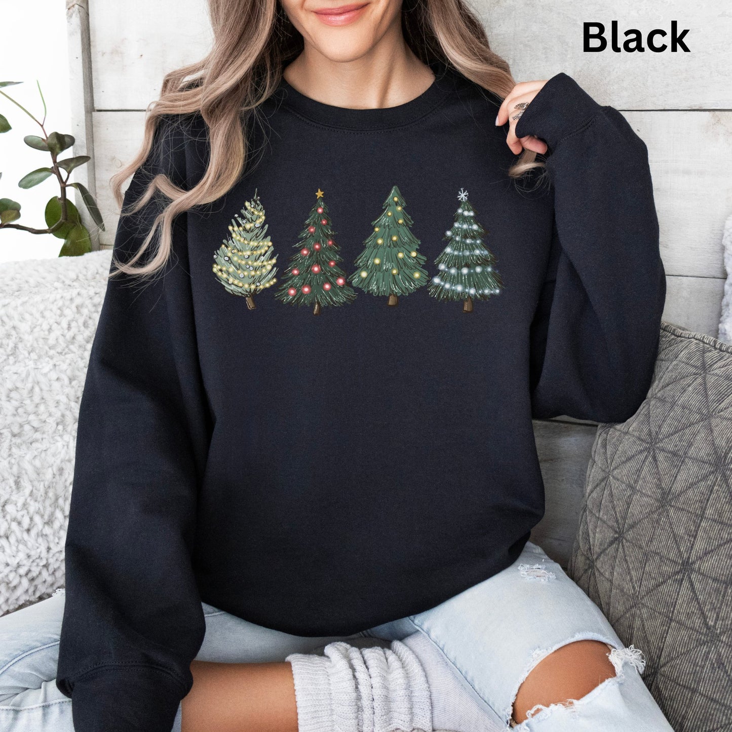 Weihnachtsbäume - Weihnachtspullover