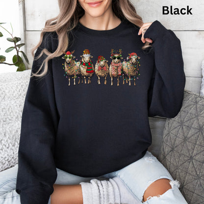 Weihnachts-Schafe - Lustiger Weihnachtspullover