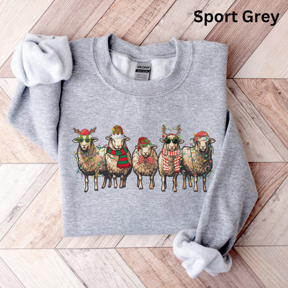 Weihnachts-Schafe - Lustiger Weihnachtspullover